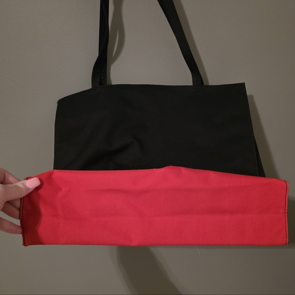 Lancome Black Red Tote Bag - Picture 7 of 8